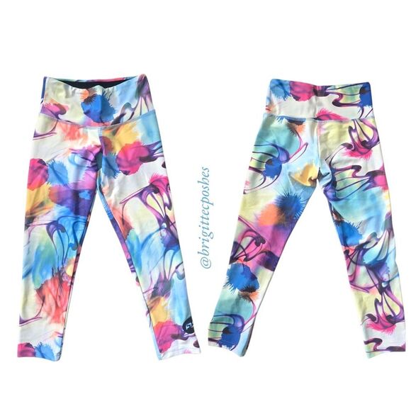 FLYWHEEL Cropped Multi-colored Legging - Picture 2 of 6